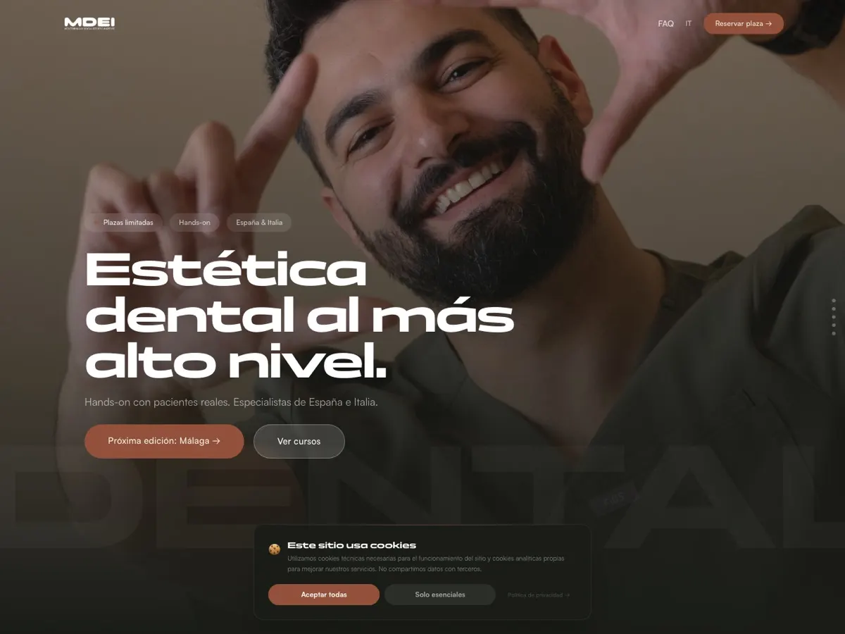 MDEI Institute — web institucional desarrollada por Estudio Salvatierra y Salty Creative Hub