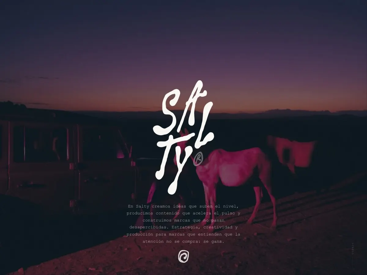 Salty Creative Hub — portfolio creativo y web de marca desarrollada por Fran Martinez Torres
