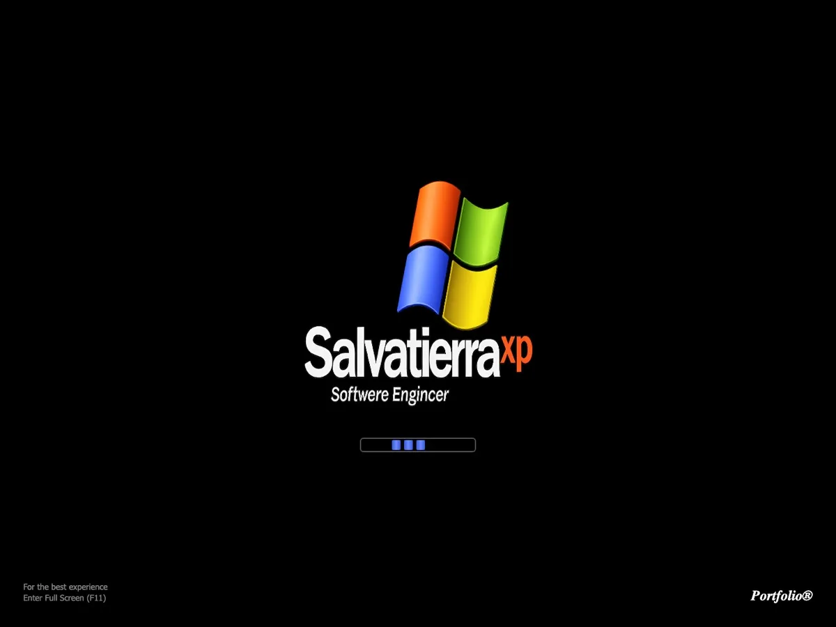 Portfolio experimental XP de Fran Martinez Torres — estilo Windows XP en xp.salvatierra.digital